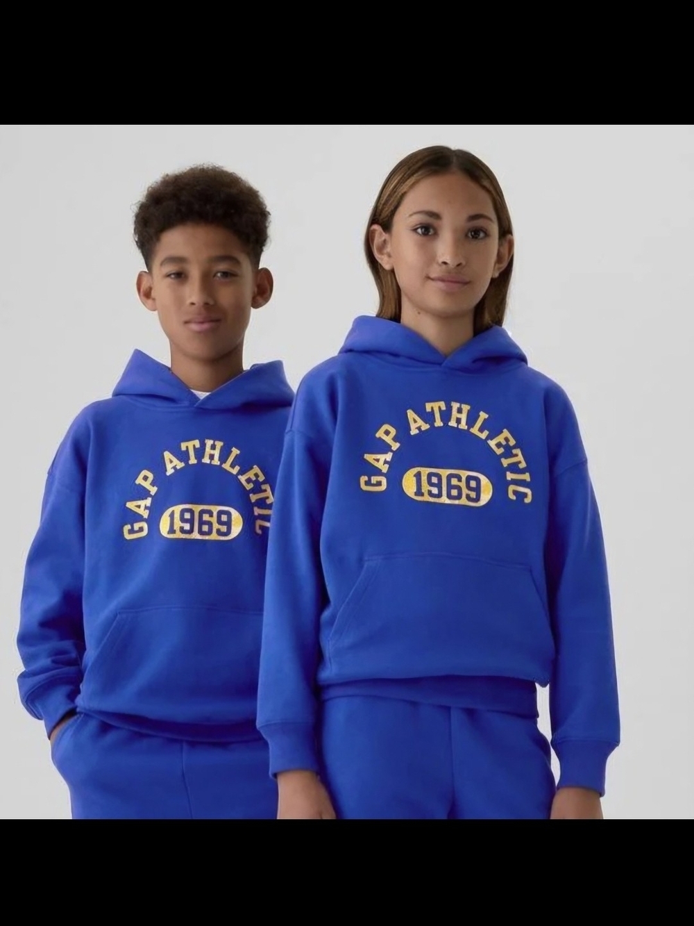 GAP Kids Vintage Soft Gap Athletic Logo Hoodie 6-7